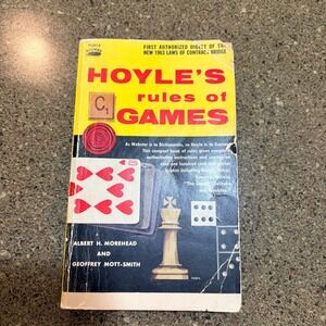 Vintage 1963 Hoyles Rules of Games‎ Signet Key Paperback Albert Morehead 28th Ed